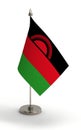 Malawi table flag on a white background.