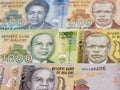 Malawian kwacha a business background Royalty Free Stock Photo