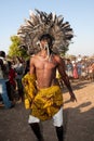 Malawian Man Performing Coming-of-age Ceremony Royalty Free Stock Photo