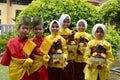 Malay Children with Traditional entire Royalty Free Stock Photo