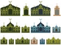 Malay Islam building set color