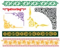 Malay islamic borders ornament