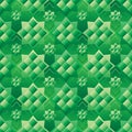 Malay Ketupat Ramadan square symmetry seamless pattern