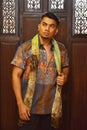 Modal with Batik dress Royalty Free Stock Photo
