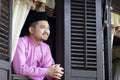 Malay muslim man smile Royalty Free Stock Photo