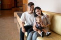 Malay South East Asian Young Couple with One Year Old Child Daughter