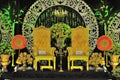 Malay wedding chair and stage decoration