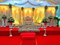 Malay wedding stage decor -Singapore