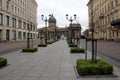 Malaya Konyushennaya Street, St. Petersburg, Russia Royalty Free Stock Photo