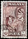 Malaya Tiger Stamp