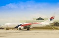 Malaysia Airlines's B737 at KLIA Royalty Free Stock Photo