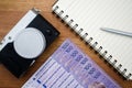 Malaysia currency of Malaysian ringgit banknotes,camera and noted background. Paper money of hundred ringgit notes on etreme