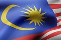 Malaysia 3d flag