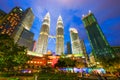 Malaysia - 12 Febuary 2017 :: Petronas tower symbol of Kuala lumpur