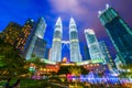 Malaysia - 12 Febuary 2017 :: Petronas tower symbol of Kuala lumpur