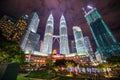 Malaysia - 12 Febuary 2017 :: Petronas tower symbol of Kuala lumpur