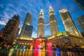 Malaysia - 12 Febuary 2017 :: Petronas tower symbol of Kuala lum