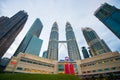 Malaysia - 12 Febuary 2017 :: Petronas tower symbol of Kuala lum