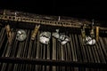 MALAYSIA Human skulls in a Dayak village on 1 March 2019 in Malaysia, Borneo. Dayaks are the native tribes of Borneo