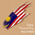 Malaysia Independence Day Patriotic Design.