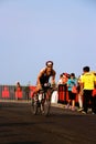 Malaysia Iron man 2014 the start of the 180km bike Royalty Free Stock Photo