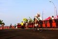 Malaysia Iron man 2014 the start of the 180km bike Royalty Free Stock Photo