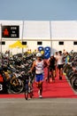 Malaysia Iron man 2014 the start of the 180km bike Royalty Free Stock Photo