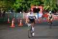 Malaysia Iron man 2014 the start of the 180km bike Royalty Free Stock Photo