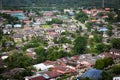 Malaysia,Johor Bahru-17 NOV 2018:Johor bahru old town village residential area aerial view