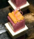 Malaysia Kuala Lumpur: Culinary; fruit petit four Royalty Free Stock Photo