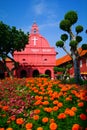 MALAYSIA. MALACCA - A view of Christ Church & Dutch Square on 7/8/2004 in Malacca, Malaysia. Royalty Free Stock Photo