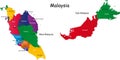 Malaysia map