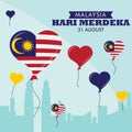 Malaysia Merdeka Day Balloon