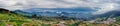 Malaysia, panorama of tea plantations in Cameron Highland Royalty Free Stock Photo