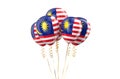 Malaysia patriotic balloons holyday concept