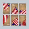Malaysia Patriotic Cards for National Day.