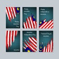 Malaysia Patriotic Cards for National Day.