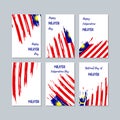 Malaysia Patriotic Cards for National Day.