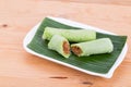 Malaysia popular sweet dessert known as kuih ketayap