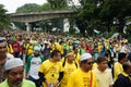 Malaysia rally protest Royalty Free Stock Photo