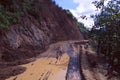 Malaysia: Road construction in Taman Negara National Park