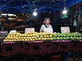 Malaysia Sabah Kota Kinabalu KK Filipino market night market all kinds of mangos tropical fruits street hawkers Malay farmers