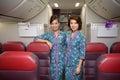 Malaysian Airline crew members