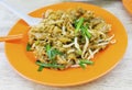 Malaysian cuisine. Char Kway Teow Royalty Free Stock Photo