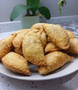 Malaysian curry puffs. Also known as karipap.