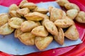 Malaysian deepfried dumplings on market