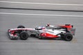 Malaysian F1 Grand Prix -Jenson Button Royalty Free Stock Photo