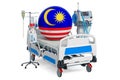 Malaysian Healthcare, ICU in Malaysia. 3D rendering