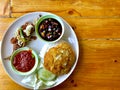 Malaysian Lunch Food Royalty Free Stock Photo