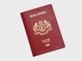 Malaysian Passport Royalty Free Stock Photo